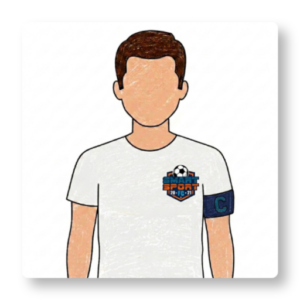 Silueta Jugador Masculino Banda Capitán Smart Sport FC