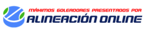 Máximos Goleadores Presentados por Alineación Online SCORE